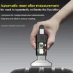 Syntek Digital Depth Ruler 0-25mm Electronic Tire Tread Gauge Black - 4
