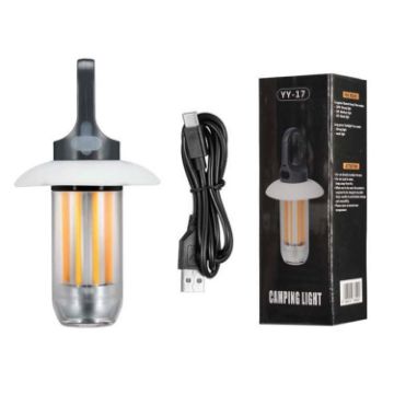 Rechargeable Dual Light Camping Lantern & Flashlight, 8 Tungsten Filaments - 1