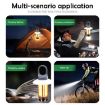 Rechargeable Dual Light Camping Lantern & Flashlight, 4 Tungsten Filaments - 8