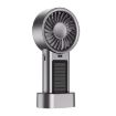 Solar Powered 5-Speed Handheld & Desk Fan, 12 Blades, USB-C Charging - 1