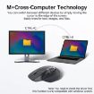 Rapoo MT760 Pink Wireless Triple Mode Ergonomic Mouse for Office Use - 6