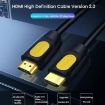 VegGieg HHI HDMI 2.0 Cable 4K 60Hz TV Monitor Projector 5M Length - 2