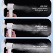 High Speed 100-Gear Bladeless Mini Handheld Fan with Digital Display - White - 5