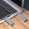 NVMe 10Gbps USB3.1 Gen2 Hard Drive Enclosure, USB + Type-C, 2230/2242 - 3