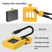 M.2 2230 NVMe SSD Enclosure 10Gbps Portable External (Yellow) - 3
