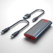 M.2 NVMe/SATA SSD Enclosure USB-C 10Gbps External Case 2TB Support - 1