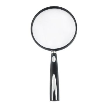 110mm Handheld Magnifying Glass 2/4X HD Acrylic Lens for Reading - 1
