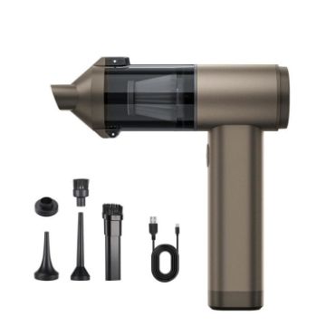 SUITU ST-6661 Plus Gold Metal Shell Brushless Handheld Car Vacuum Cleaner - 1