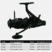 YUMOSHI KP4000 Dual Brake Fishing Reel - Metal Shallow Spool, Zero-Gap - 5