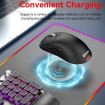 MKESPN Tri-Mode Wireless Gaming Mouse, 24000 DPI, RGB, Rechargeable, Black - 4