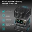 GoPro HERO13 Black Triple Battery Charger Dock with OLED Display - 8
