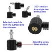 Universal Mini Ball Head Adapter - Q4-B M5 Female to 1/4 Male Tripod Mount - 5