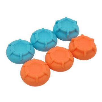 Nintendo Switch 2 Silicone Joystick & Key Cap Set (Orange+Blue)  - 1