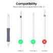 AhaStyle DD07 Silicone Pen Grip 3pcs for Apple Pencil Pro/USB-C/2 (Pink+Purple+Green) - 2