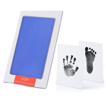 Sky Blue Non-Toxic Baby Handprint Footprint Imprint Clay Toy Gifts - 1