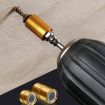 5 PCS 65mm Magnetic Alloy Steel Cross Bit Drill Screwdriver Head - 4