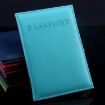 Deep Blue Artificial Leather Travel Passport Cover - 3