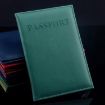 Deep Blue Artificial Leather Travel Passport Cover - 4