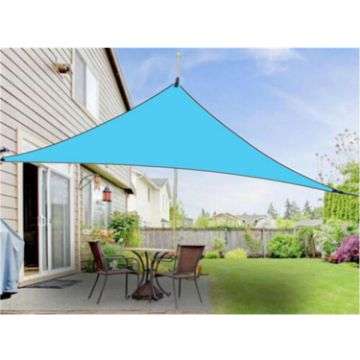 Triangle Sunshade Canopy 4x4x4M - Outdoor Sun Protection, Random Color - 1