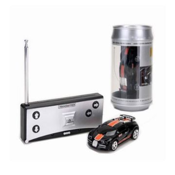 Mini RC Car Radio Remote Control - Coke Can Design (Black+Orange) - 1