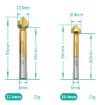 6 In 1 Chamfering Knife Woodworking Cutter, Titanium Plating, Plastic Bag - 5