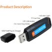SK001 Black USB Voice Recorder, Rechargeable U-Disk, No Memory - 4