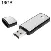 SK858 16GB Rechargeable Portable U-Disk Voice Recorder - Black - 1