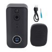 Wireless Doorbell Camera i9 - Night Vision, Motion Detection, Intercom (Black) - 2