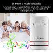 CACAZI V027G Wireless Doorbell, 1 Button 3 Receivers, US Plug, Self-Powered - 5