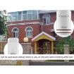CACAZI V027G Wireless Doorbell, 1 Button 3 Receivers, US Plug, Self-Powered - 8