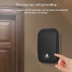 CACAZI FA88 Wireless Doorbell, Self-Powered, US Plug, Black - 8