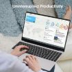 15.6" Laptop, 8GB+256GB, Intel Celeron N5095, Windows 11, AU Plug, Silver - 8