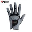 PGM Golf Left Hand Anti-Slip Microfiber Gloves for Men, Grey, Size 25 - 1