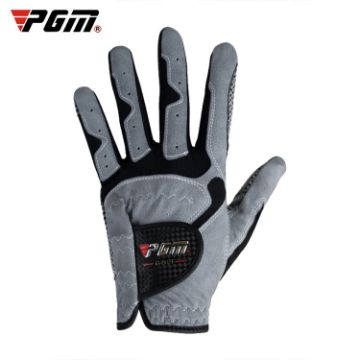 PGM Golf Left Hand Anti-Slip Microfiber Gloves for Men, Grey, Size 25 - 1