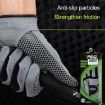 PGM Golf Left Hand Anti-Slip Gloves for Men - Grey, Size 26 - 8