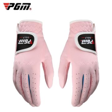 PGM Kids Golf Gloves Pink Size 14 - Soft Microfiber Cloth Pair - 1