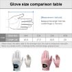 PGM Kids Golf Gloves Pink Size 14 - Soft Microfiber Cloth Pair - 6