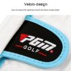 Children's Golf Gloves - PGM Microfiber Cloth, Soft & Comfortable, White, Size 15 - 8