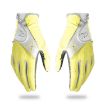 Women's Yellow PGM Non-Slip PU Leather Golf Gloves, Size 17 - 2