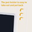 13" Black LCD Writing Tablet for Kids - Color Screen Drawing Board - 5