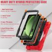 Samsung Galaxy Tab Active5 Pro Silicone Hybrid Case with Strap - Red - 4