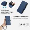 Xiaomi Civi 5 Pro Leather Case: 9 Card Slots, Magnetic Closure, Dark Blue - 6