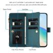 Ulefone Note 17 Pro Dark Green Leather Case - 9 Card Slots & Hand Strap - 3