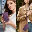 Ulefone Note 20 Pro Purple Leather Case - 9 Card Slots & Hand Strap - 7