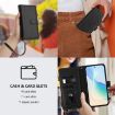 Ulefone Note 21 Leather Case: Magnetic Closure, 9 Card Slots, Hand Strap - 6