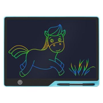 16" Rechargeable LCD Writing Tablet for Kids - Blue/Color Writing - 1