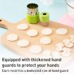 12pcs Stainless Steel Biscuit & Vegetable Cutting Mold Set - Orange - 5