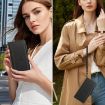 Vivo S30 Pro Mini Black Leather Case with 9 Card Slots & Hand Strap - 7