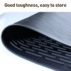 Silicone Coffee Machine Mat - Anti-Slip Drain Pad, 71x50cm, Black - 5
