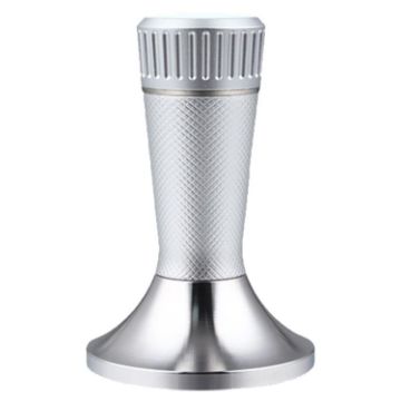 58.3mm Mesh Texture Coffee Powder Pressing Hammer Stainless Steel Silver - 1
